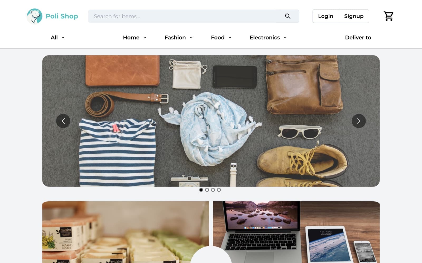 Poli Shop — project screenshot